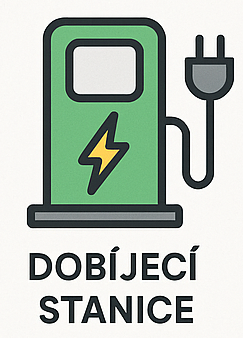 Emotikon dobíjecí stanice